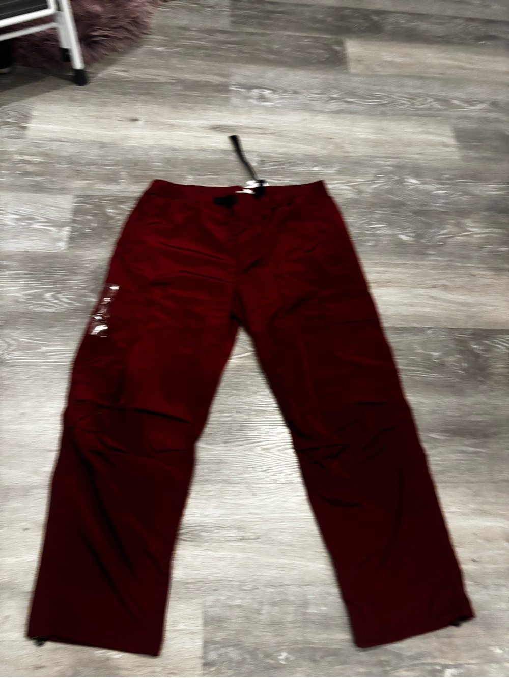 Lacoste Men's Maroon Cargo Pants